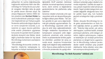 MicroStrategy Ile Gerçek Zamanlı Kategori Yönetimi!