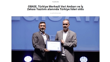 Obase, Türkiye merkezli Veri Ambarı ve İş Zekası Yazılımı alanında Türkiye lideri oldu