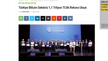 Türkiye Bilişim Sektörü 1,1 Trilyon TL’lik Rekora Ulaştı