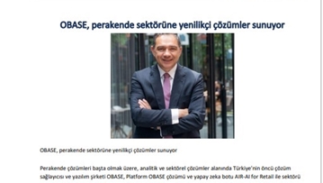 OBASE, perakende sektörüne yenilikçi çözümler sunuyor