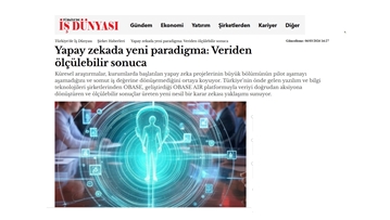 Yapay zekada yeni paradigma: Veriden ölçülebilir sonuca